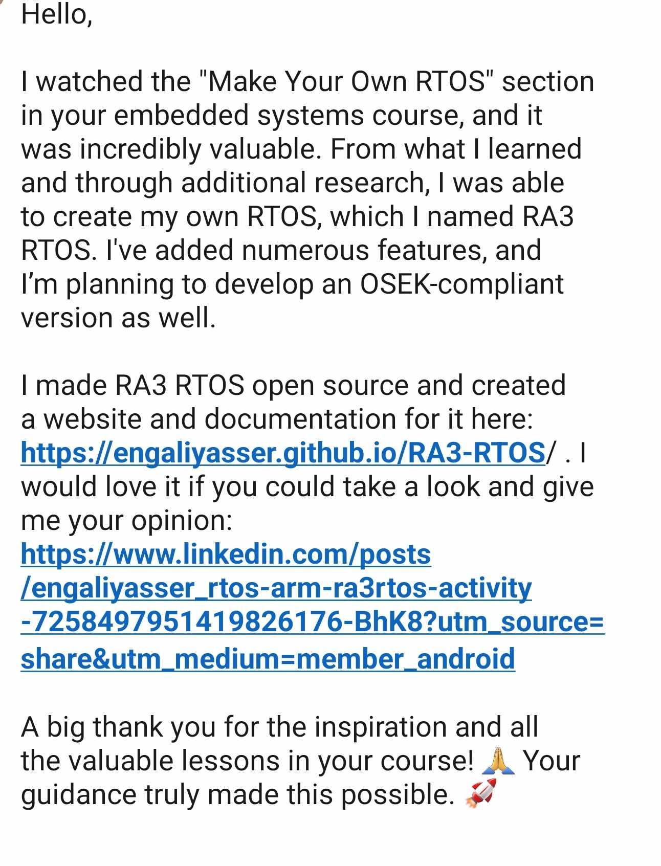 تجربة طالب — DevOps career transformation
